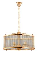 Люстра Crystal Lux TADEO SP6 D600 GOLD/TRANSPARENTE