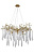 Люстра Crystal Lux REINA SP8 D1000 GOLD PEARL