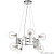 Люстра Crystal Lux LUXURY SP8 CHROME
