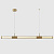 Светильник подвесной Crystal Lux LINEUP SP24W LED BRASS