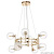 Люстра Crystal Lux LUXURY SP8 GOLD
