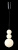 Светильник подвесной Crystal Lux DESI SP3 CHROME/WHITE