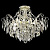 Светильник потолочный Crystal Lux ESMIRALDA PL6 SILVER