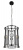 Светильник подвесной Crystal Lux TANDEM SP4 D410 CHROME