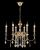 Люстра Crystal Lux MERCEDES SP6 GOLD/COLOR