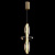 Светильник подвесной Crystal Lux QUASAR SP14W LED AMBER