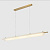 Светильник подвесной Crystal Lux TUNNEL SP40 LED BRASS