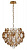 Светильник подвесной Crystal Lux DESEO SP6 D460 GOLD