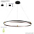 Люстра Crystal Lux FERNANDO SP88W LED COFFEE/BLACK