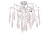 Люстра Crystal Lux REINA PL5 D600 SILVER PATINA