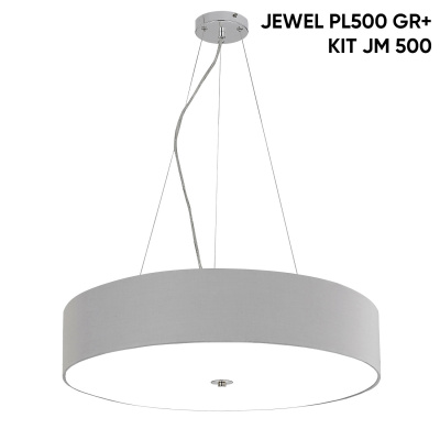 Светильник потолочный Crystal Lux JEWEL PL500 GR
