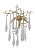 Бра Crystal Lux REINA AP3 GOLD PEARL