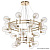 Люстра Crystal Lux LUXURY SP16+8 GOLD