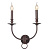 Бра Crystal Lux SUERTE BROWN AP2