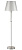Торшер Crystal Lux NICOLAS PT1 NICKEL/WHITE