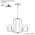 Люстра Crystal Lux NICOLAS SP-PL6 NICKEL/WHITE