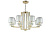 Люстра Crystal Lux NICOLAS SP-PL8 GOLD/WHITE