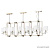 Люстры Crystal Lux NICOLAS SP12 L1600 GOLD/WHITE
