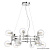 Люстра Crystal Lux LUXURY SP12 CHROME