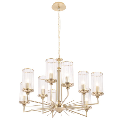 Люстра Crystal Lux GLORIA SP9 BRASS