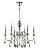 Люстра Crystal Lux MERCEDES SP6 CHROME/SMOKE