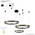 Люстра Crystal Lux FERNANDO SP158W LED BLACK/GOLD
